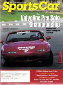 SPORTS CAR 1993 MAY - O'DONNELL LOTUS ELAN, VALVOLINE PRO SOLO, SHAUNA MARINUS